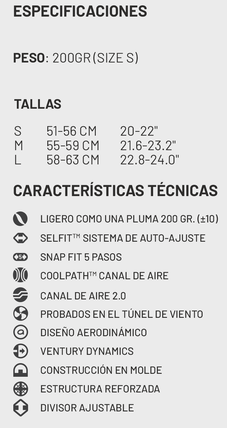 Spécifications techniques